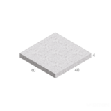 DLAŽDICE 40 / 40 / 4 - 2 VYMÝVANÉ HRANY