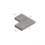 BAZÉNOVÝ LEM - VNĚJŠÍ ROHOVÝ SMRK