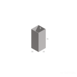 NÁDOBA DO ODPADKOVÉHO KOŠE NATUR PATINA