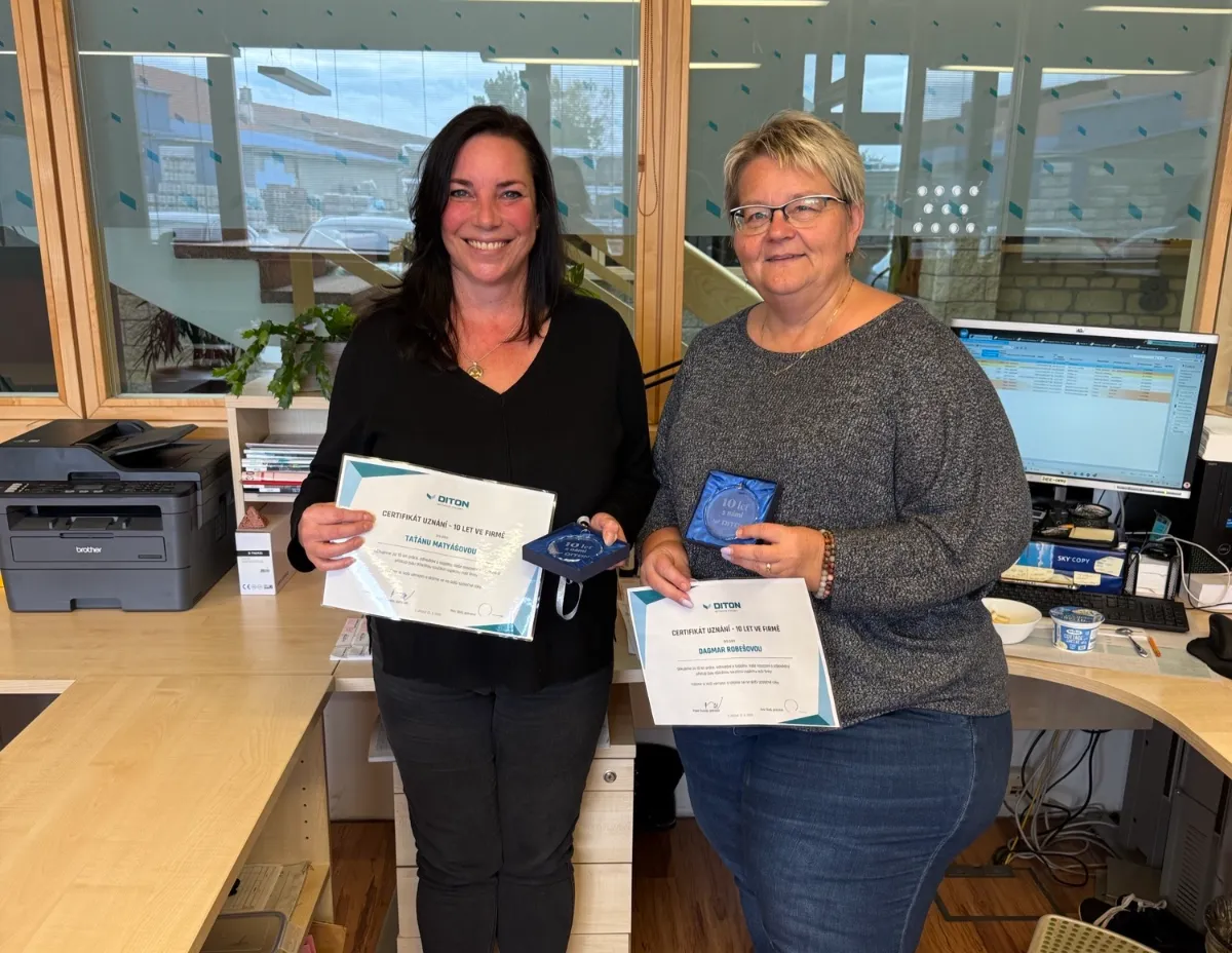 Zaměstnanci v Ditonu