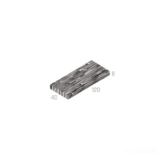 SCHODIŠŤOVÁ DESKA, ŠLAPÁKOVÉ PLATO 120 / 40