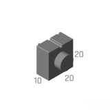 ZÁSLEPKA PRO ŠTĚRBINOVÝ ŽLAB