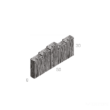 PALISÁDOVÝ OBRUBNÍK DUB