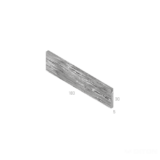 QUICK WALL WOOD - PLOTOVÁ DESKA JEDNOSTRANNÁ DUB