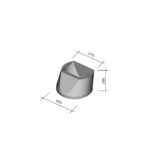 DEŠŤOVÁ ULIČNÍ VPUSŤ PŘECHODOVÝ DÍL TBV - Q 450-270 / 295 / 11A