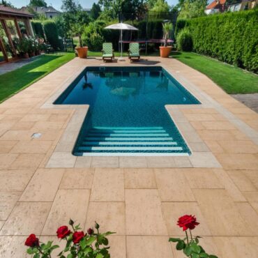 BAZÉNOVÝ LEM PŘÍMÝ - TRAVERTIN ELEGANCE