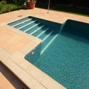 BAZÉNOVÝ LEM PŘÍMÝ - TRAVERTIN ELEGANCE