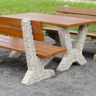 ZAHRADNÍ LAVIČKA S OPĚRADLEM - SEDÁK DŘEVO