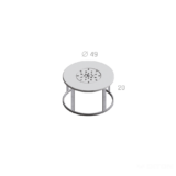 KRYT NA ODPADKOVÝ KOŠ MAX - S POPELNÍKEM