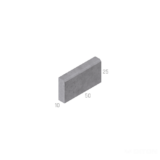 OBRUBNÍK CHODNÍKOVÝ 50 / 10 / 25 PŮLKA