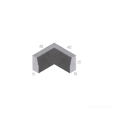 OBRUBNÍK SILNIČNÍ ROHOVÝ VNITŘNÍ