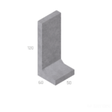 OPĚRNÁ STĚNA L PŘÍMÁ 120