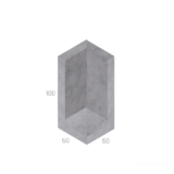 OPĚRNÁ STĚNA L VNĚJŠÍ ROHOVÁ 100