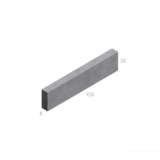 OBRUBNÍK ZÁHONOVÝ S ROVNOU HRANOU 100 / 5 / 20